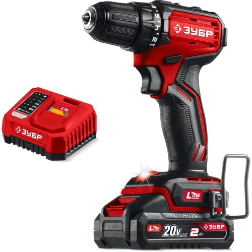 Дрель-шуруповерт Зубр ДБ-45-21 40Вт аккум. патрон:быстрозажимной