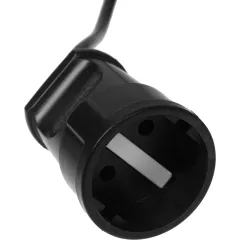 Удлинитель силовой Зубр 55023-30 2x0.75кв.мм 1розет. 30м ПВС 10A без катушки черный