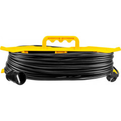 Удлинитель силовой Stayer 55018-50_z01 2x0.75кв.мм 1розет. 50м ПВС 10A пласт.рамка черный