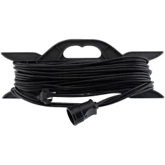 Удлинитель силовой PROconnect ПВС (11-7103) 2x0.75кв.мм 1розет. 30м ПВС 6A пласт.рамка черный