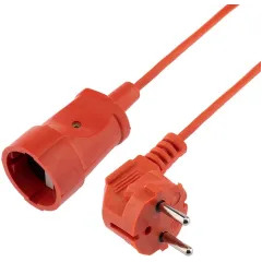Удлинитель силовой PROconnect Pro-Uc (11-7106) 2x0.75кв.мм 1розет. 20м ПВС 6A без катушки оранжевый