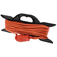 Удлинитель силовой PROconnect ПВС (11-7112) 2x0.75кв.мм 1розет. 20м ПВС 6A пласт.рамка оранжевый