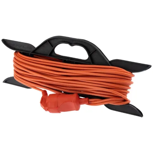 Удлинитель силовой PROconnect ПВС (11-7112) 2x0.75кв.мм 1розет. 20м ПВС 6A пласт.рамка оранжевый