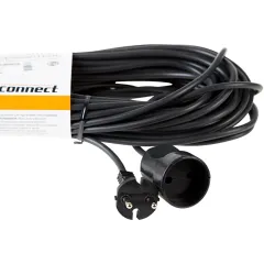 Удлинитель силовой PROconnect PROc-Uc (11-7114) 2x0.75кв.мм 1розет. 10м ПВС 6A без катушки черный