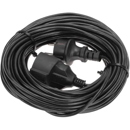 Удлинитель силовой PROconnect PROc-Uc (13-4910) 3x0.75кв.мм 1розет. 20м ПВС 6A без катушки черный