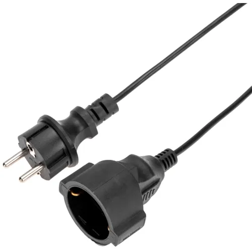 Удлинитель силовой PROconnect PROc-Uc (13-4910) 3x0.75кв.мм 1розет. 20м ПВС 6A без катушки черный