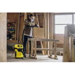 Строительный пылесос Karcher WD 3 P V-17/4/20 1000Вт (уборка: сухая/сбор воды) желтый