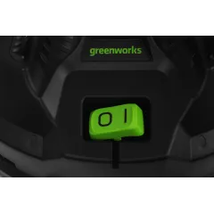 Строительный пылесос Greenworks G120WDV 1300Вт (уборка: сухая/сбор воды) зеленый