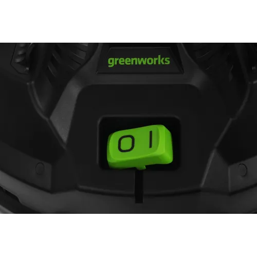 Строительный пылесос Greenworks G120WDV 1300Вт (уборка: сухая/сбор воды) зеленый