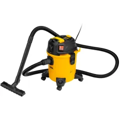 Строительный пылесос Denzel RVC20 1400Вт (уборка: сухая/сбор воды/выдув) желтый
