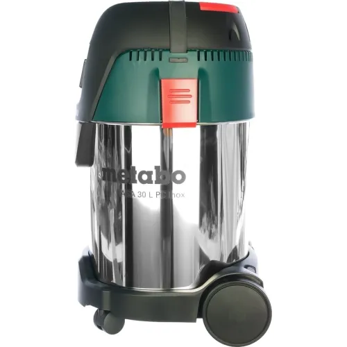 Строительный пылесос Metabo ASA 30 L PC Inox 1250Вт (уборка: сухая/влажная) зеленый