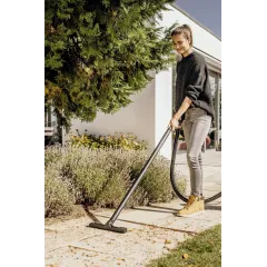 Строительный пылесос Karcher KWD 3 S V-15/4/20 AE *EU 1000Вт (уборка: сухая/сбор воды/выдув) желтый