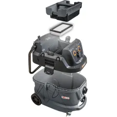 Строительный пылесос Bort BAX-600E 1600Вт (уборка: сухая/влажная) серый