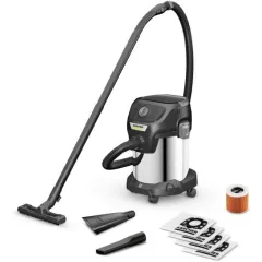 Строительный пылесос Karcher KWD 3 S V-17/4/20 Anniversary Edition 1000Вт (уборка: сухая/сбор воды) черный