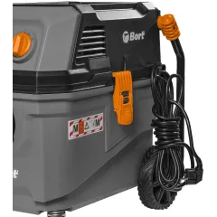Строительный пылесос Bort BAX-700 1600Вт (уборка: сухая/влажная) серый