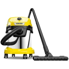 Строительный пылесос Karcher WD 3 S V-15/4/20 1000Вт (уборка: сухая/сбор воды) желтый