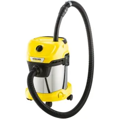 Строительный пылесос Karcher WD 3 S V-15/4/20 1000Вт (уборка: сухая/сбор воды) желтый