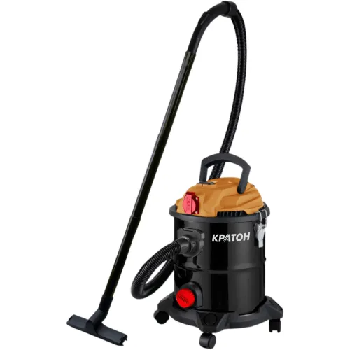 Строительный пылесос Кратон VC-20/1200 1200Вт (уборка: сухая/влажная) черный