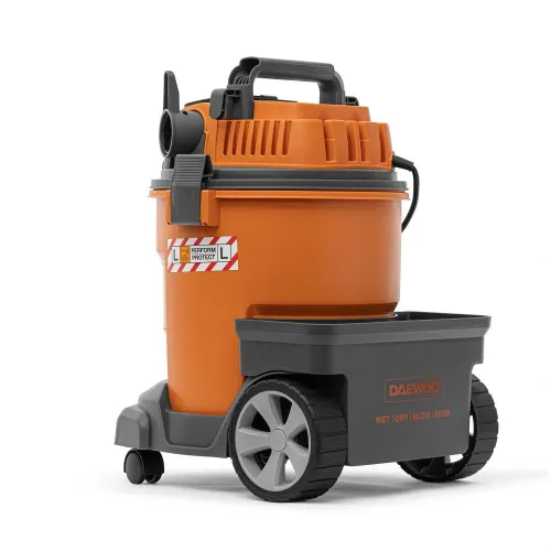 Строительный пылесос Daewoo DAVC 2014S 1400Вт (уборка: сухая/сбор воды/выдув) оранжевый