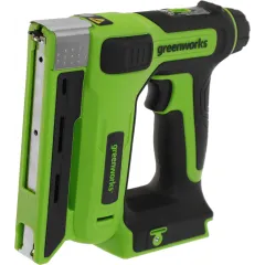 Степлер ручной Greenworks G24CS10 скобы 4/55/90/18GA