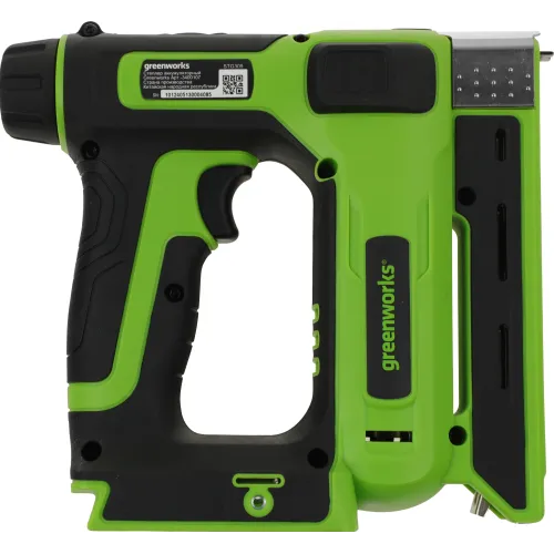 Степлер ручной Greenworks G24CS10 скобы 4/55/90/18GA