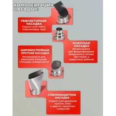 Технический фен Ресанта ФЭ-2000ЭК 2000Вт темп.50/50-550/50-550С