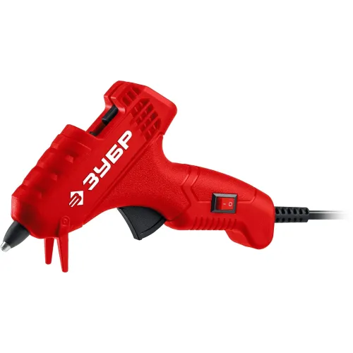 Клеевой пистолет Зубр Мастер 7 25Вт 5гр/мин стерж.:7мм (06851-7)