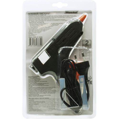 Клеевой пистолет Silwerhof GG040 40Вт стерж.:11мм