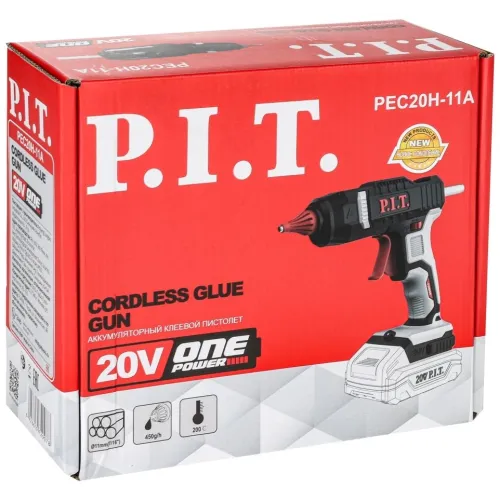 Клеевой пистолет P.I.T. PEC20H-11A SOLO 7.5гр/мин стерж.:11мм (PEC20H-11A)