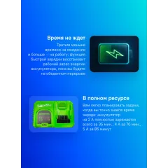 Зарядное устройство Greenworks G40UC5 (2945107)
