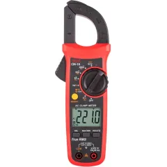 Клещи токоизмерительные RGK CM-10 цифр. измер.ток:переменный/постоянный красный/черный (776417)