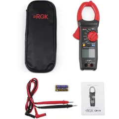 Клещи токоизмерительные RGK CM-14 цифр. измер.ток:переменный черный/красный (755115)