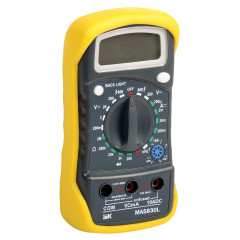 Мультиметр IEK Master MAS830L цифровой желтый/черный (TMD-3L-830)