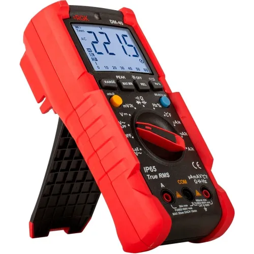 Мультиметр RGK DM-40 цифровой красный/черный (776431)