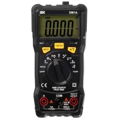 Мультиметр IEK ARMA2L 5 DM1A цифровой черный (A2L5-DM11-01)