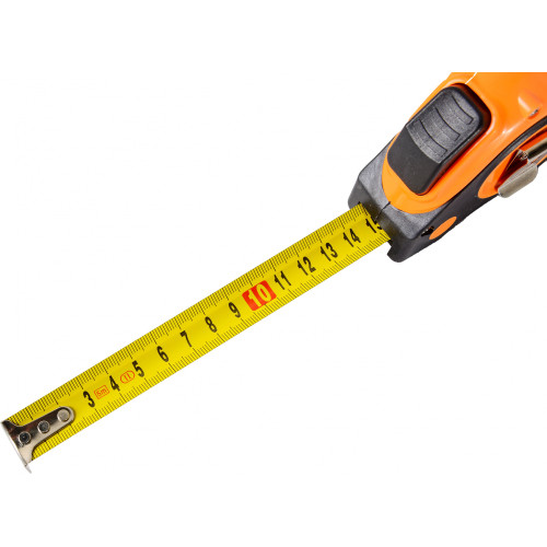 Рулетка строительная Вихрь 73/11/1/5 дл.полотна 5м изм.шкала в см зацеп простой оранжевый/черный