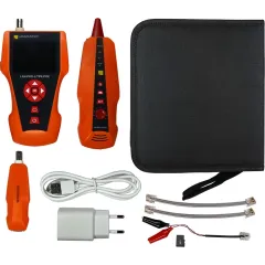 Тестер кабельный Lanmaster LAN-PRO-L/TPK-POE оранжевый/черный