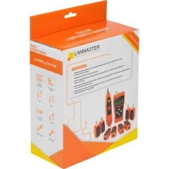 Тестер кабельный Lanmaster LAN-PRO-L/TPK-N-8R оранжевый/черный
