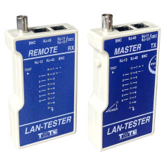 Тестер кабельный Lanmaster TWT-TST-200 белый/серый