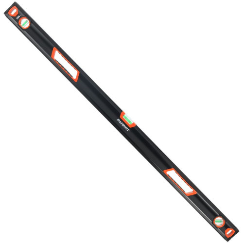 Уровень Patriot Platinum LCP-800L пузырьковый 3глаз. магнит. черный/оранжевый (350005513)