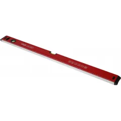 Уровень RGK U6080 пузырьковый 2глаз. магнит. красный (777865)