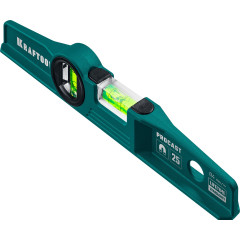 Уровень Kraftool 34718-060 пузырьковый 2глаз. магнит. литой зеленый