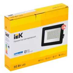 Прожектор уличный IEK СДО LPDO601-50-65-K02 светодиодный 50Втчерный