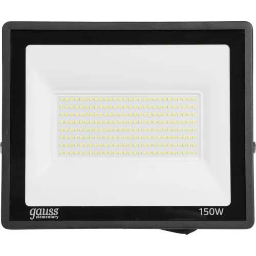 Прожектор уличный Gauss Elementary 691511150 светодиодный 150Втчерный