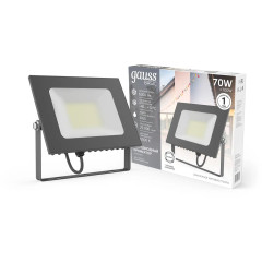 Прожектор уличный Gauss Qplus 688100370 светодиодный 70Втграфитовый