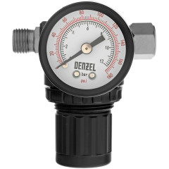 Регулятор давления для компрессоров Denzel R1500 1500л/мин черный