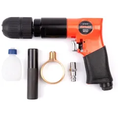 Дрель прямая Av Steel AV-701107 114л/мин патр.:быстрозажимной оранжевый/черный