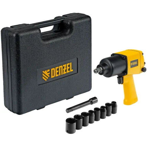 Гайковерт Denzel IW860 150л/мин желтый/черный