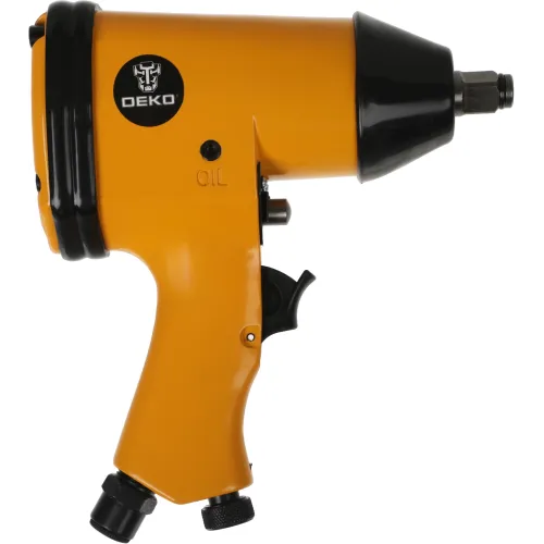 Гайковерт Deko DKPT01 SET 3 142л/мин желтый/черный