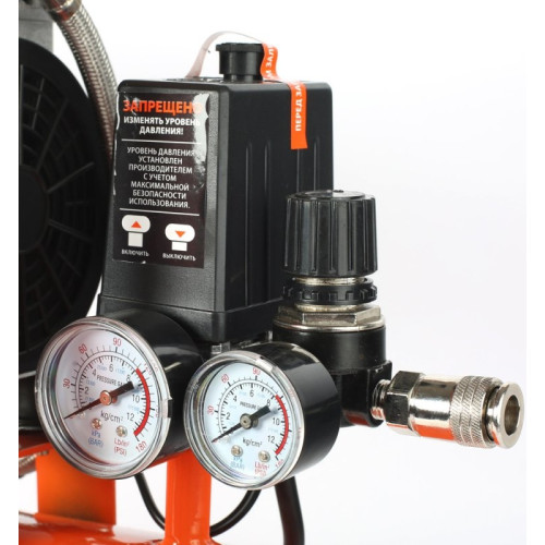 Компрессор поршневой Patriot WO 10-120 безмасляный 120л/мин 10л 650Вт оранжевый